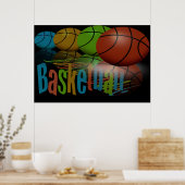 Poster de basket-ball (Cuisine)