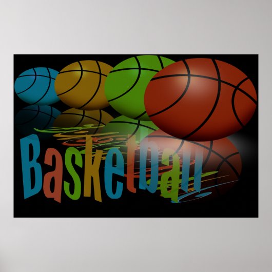 Poster de basket-ball (Devant)