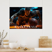Poster de basket-ball (Cuisine)