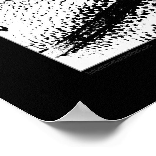 Poster de basket-ball #108 (Matte) (Coin)