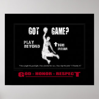 Poster de basket-ball #125 (Matte)