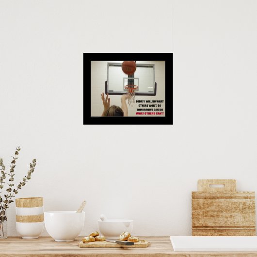 Poster de basket-ball #164 (Matte) (Cuisine)