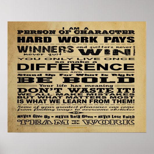 Poster de basket-ball #202 (Matte) (Devant)