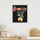 Poster de basket-ball de qualité unique (Cuisine)