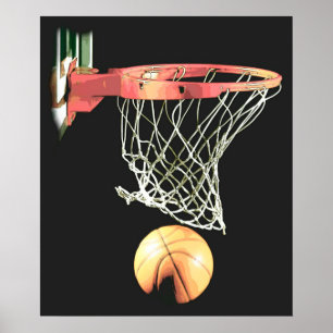 Poster de basket-ball de qualité unique