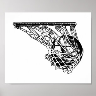 Poster de basket-ball de Swish