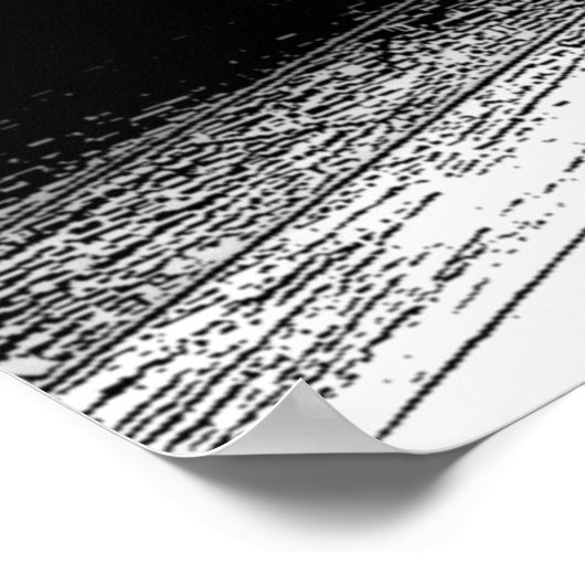 Poster de basket-ball en blanc noir (Coin)