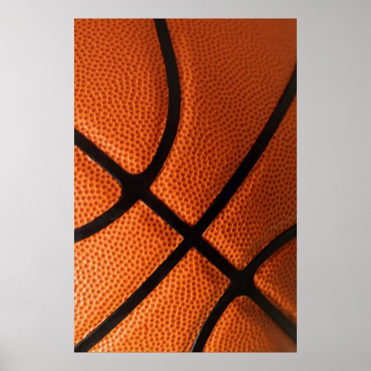 Poster de basket-ball en gros plan (Devant)