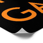 Poster de basket-ball noir et blanc panoramique (Coin)