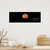 Poster de basket-ball panoramique (Cuisine)