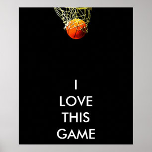Poster de basket-ball panoramique
