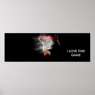 Poster de basket-ball panoramique