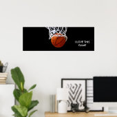 Poster de basket-ball panoramique (Bureau à domicile)