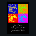 Poster de basket-ball Pop Art Motivational Citatio<br><div class="desc">J'Aime Ce Jeu. Sports Populaires - Basketball Game Ball Image.</div>