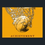 Poster de basket-ball sport Motivation Pop Art<br><div class="desc">J'Aime Ce Jeu. Sports Populaires - Basketball Game Ball Image.</div>