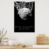 Poster de basket-ball sur la motivation des réalis (Cuisine)
