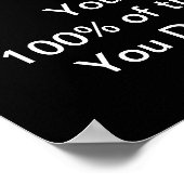 Poster de basket-ball sur la motivation du sport (Coin)