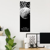 Poster de basket-ball sur la motivation du sport (Bureau à domicile)