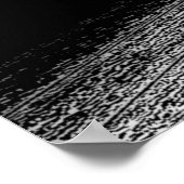 Poster de basket noir et blanc (Coin)