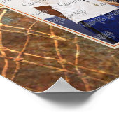 Poster de basket personnalisé avec photo d'équipe (Coin)