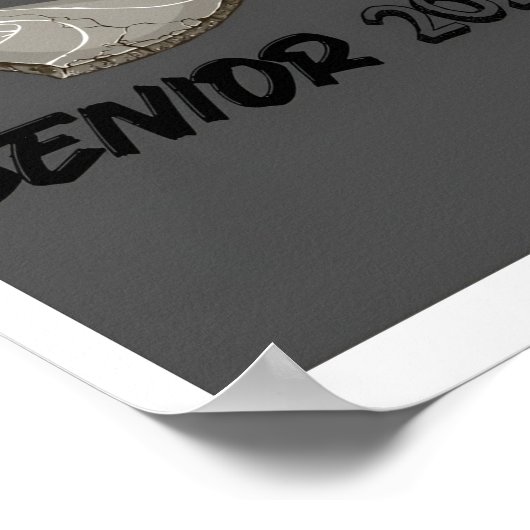 Poster de basketball de nuit (Coin)