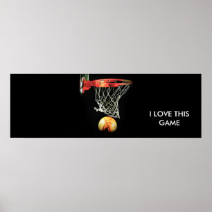 Poster de basketball Panoramique unique et élégant