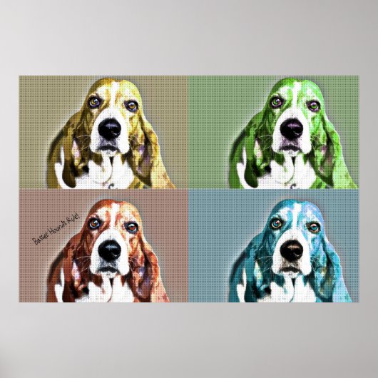 Poster de Basset Hound (Devant)