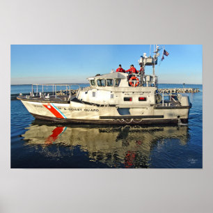 Poster de bateau de sauvetage USCG 47 pieds