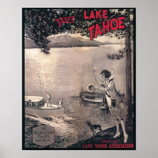 Poster de bateau en bois (Devant)