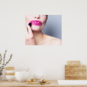 Poster de bâton à lèvres mal appliqué 1 (Cuisine)