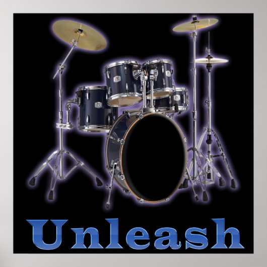 Poster de batterie art (Devant)