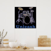 Poster de batterie art (Cuisine)