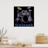 Poster de batterie art (Cuisine)