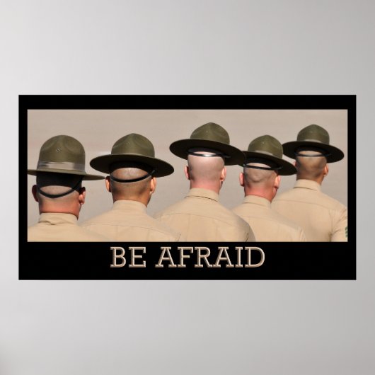 Poster de Be Afraid (Devant)