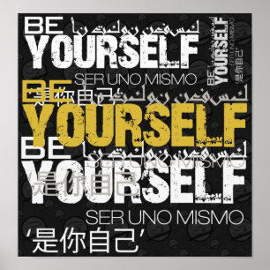 Poster de Be Yself