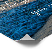 Poster de Be Yself avec la citation Emerson (Coin)