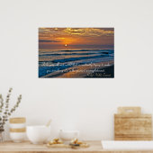 Poster de Be Yself avec la citation Emerson (Cuisine)