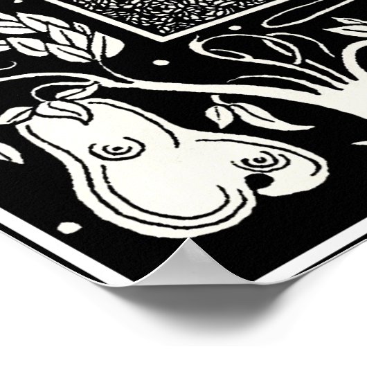 Poster de Beardsley : La Beale Isoud (Coin)