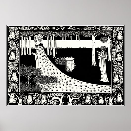 Poster de Beardsley : La Beale Isoud (Devant)