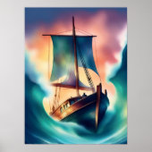 Poster de beauté de Bateau Maritme (Devant)