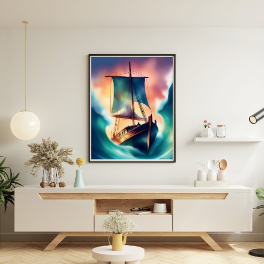 Poster de beauté de Bateau Maritme