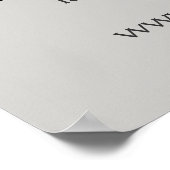 Poster de beauté Lt Grey Girl with Lashes (Coin)