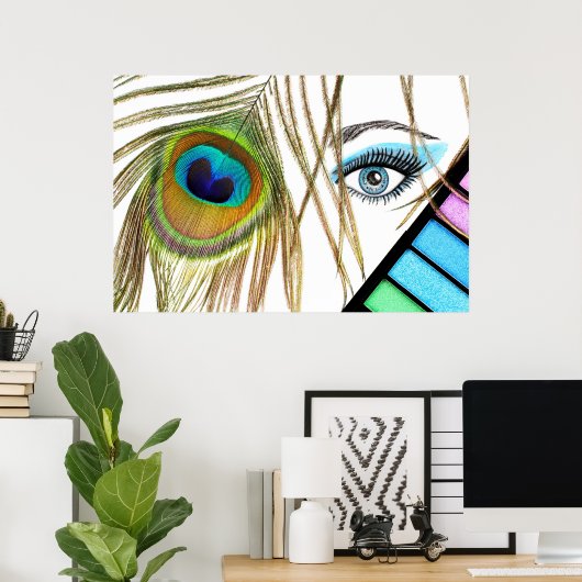 Poster de beauté maquillage (Bureau à domicile)