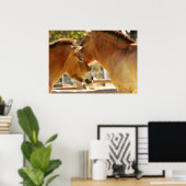 Poster De beaux chevaux (Bureau à domicile)