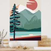 Poster De beaux paysages (Cuisine)