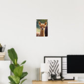 Poster de bébé Alpaca (Bureau à domicile)