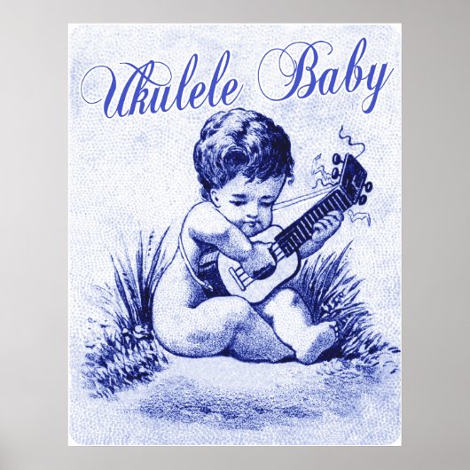 Poster de bébé Ukulele (Devant)