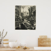 Poster De Beer Street et Gin Lane (Cuisine)