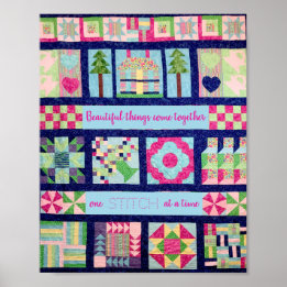 Poster De belles choses se rassemblent un coup à la fois