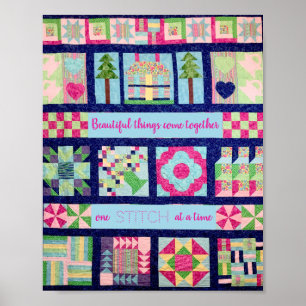 Poster De belles choses se rassemblent un coup à la fois